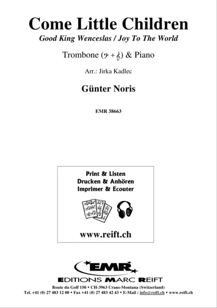 Come Little Children Piano Accompaniment scores gallery preview page 1
