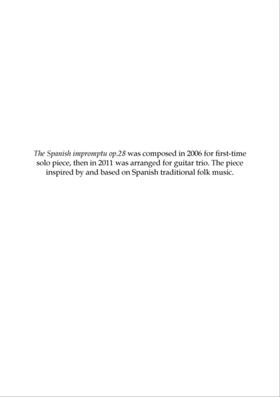 Spanich Impromptu Small Ensemble scores gallery preview page 4