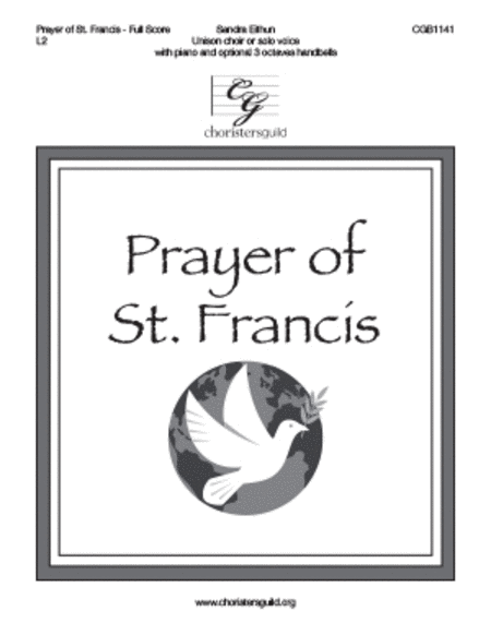 Prayer of St. Francis - Full Score image number null