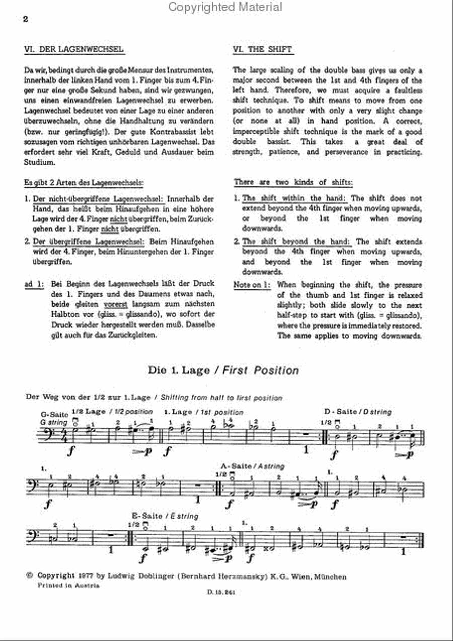 Mein Musizieren auf dem Kontrabass Heft 2 Double Bass scores gallery preview page 2