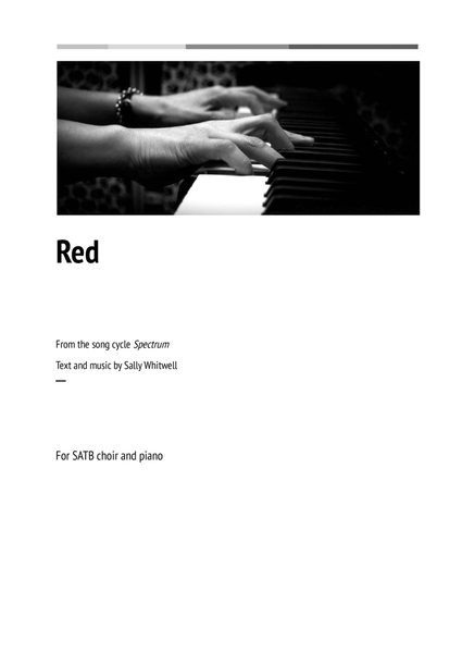 Red (from the song cycle 'Spectrum')