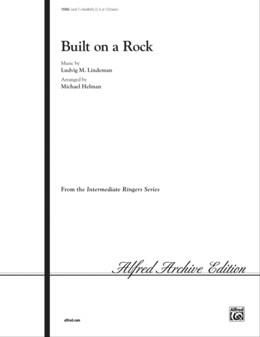 Built on a Rock Built on a Rock Handbell Choir scores gallery preview page 1