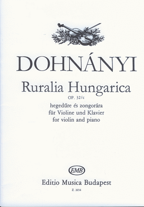 Book cover for Ruralia Hungarica op. 32-c