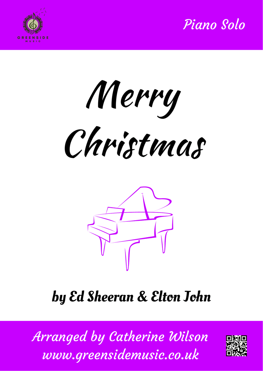 Merry Christmas Piano Solo scores gallery preview page 1