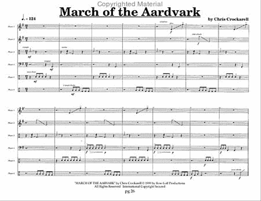 Rhythmsicles - 8 Ensembles for 6 Young Percussionists Percussion Ensemble scores gallery preview page 5
