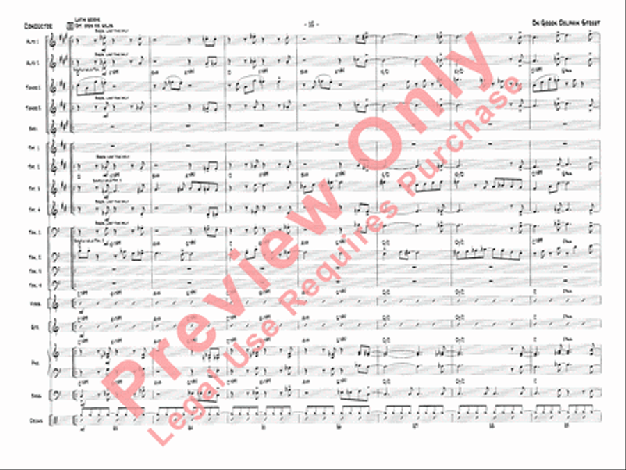 On Green Dolphin Street Jazz Ensemble scores gallery preview page 15