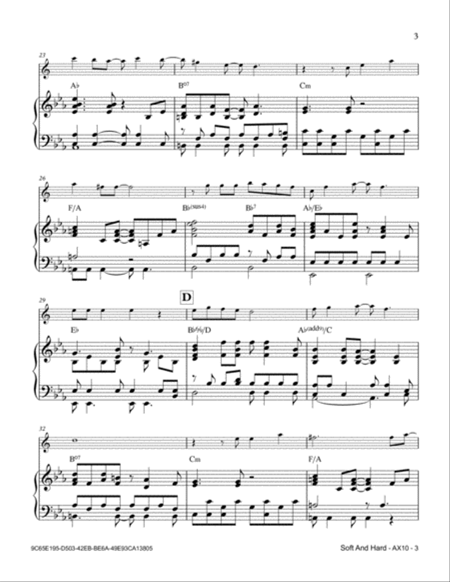 Soft And Hard Alto Saxophone scores gallery preview page 3