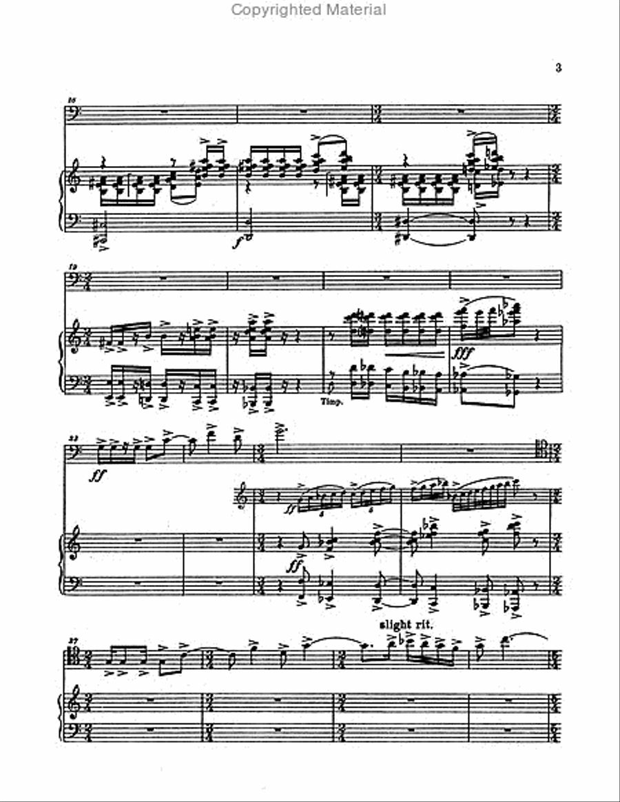 Colloquy (Edition for Trombone and Piano) Piano Accompaniment scores gallery preview page 3