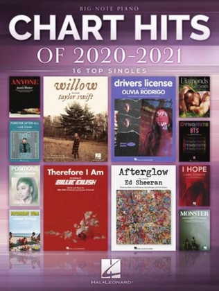 Book cover for Chart Hits of 2020-2021