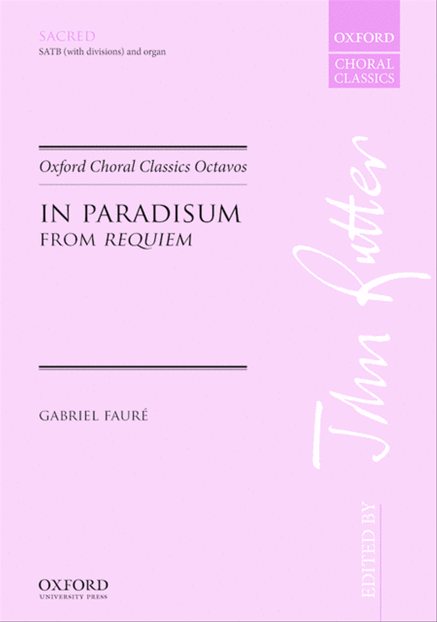 Book cover for In Paradisum