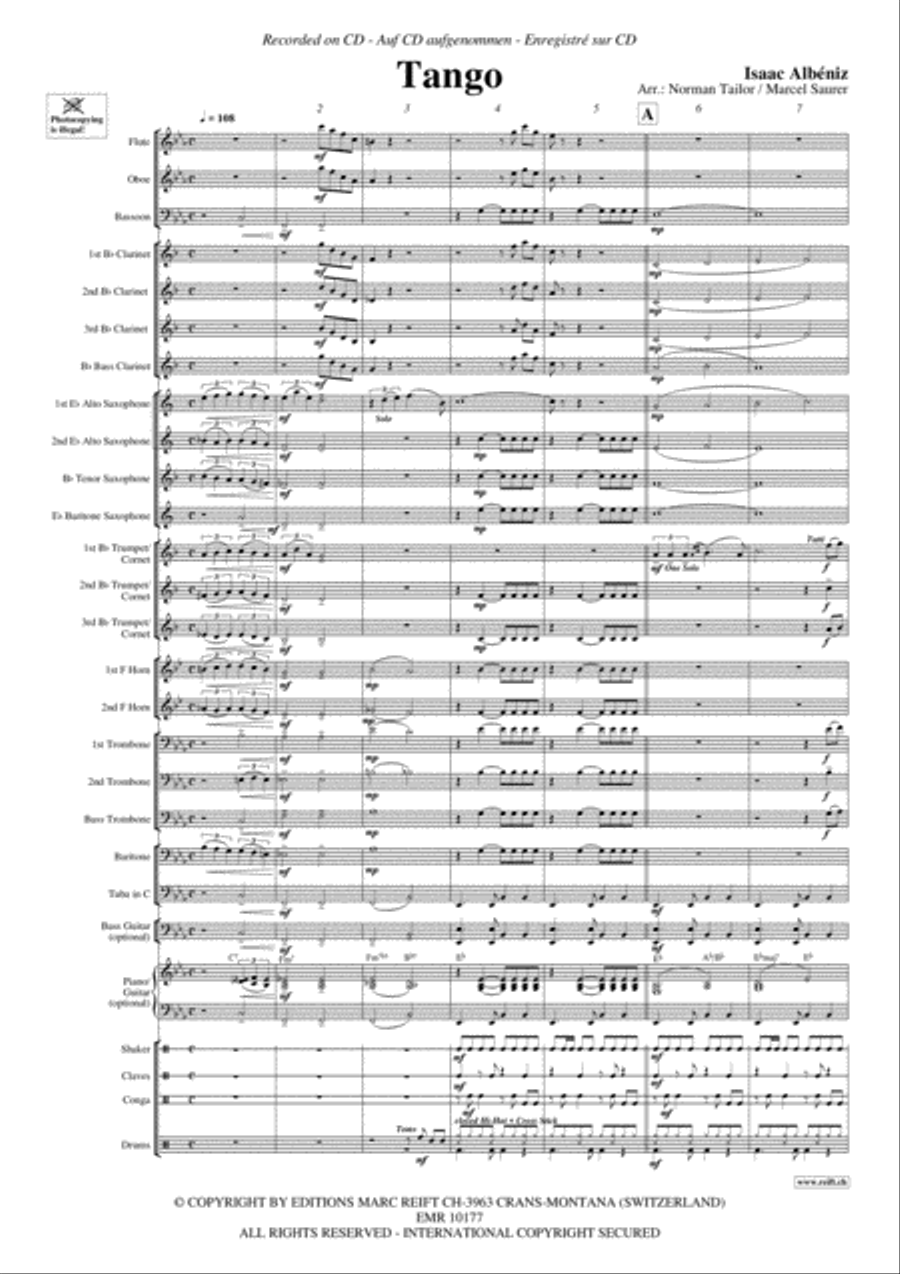 Tango Tango Concert Band scores gallery preview page 4
