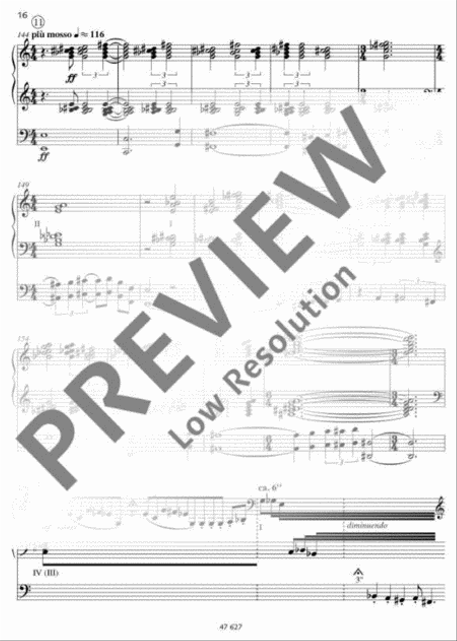 Cantus ad pacem Organ scores gallery preview page 17