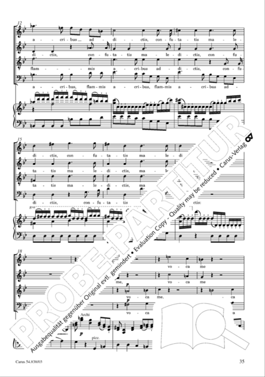 Requiem in B 4-Part scores gallery preview page 40