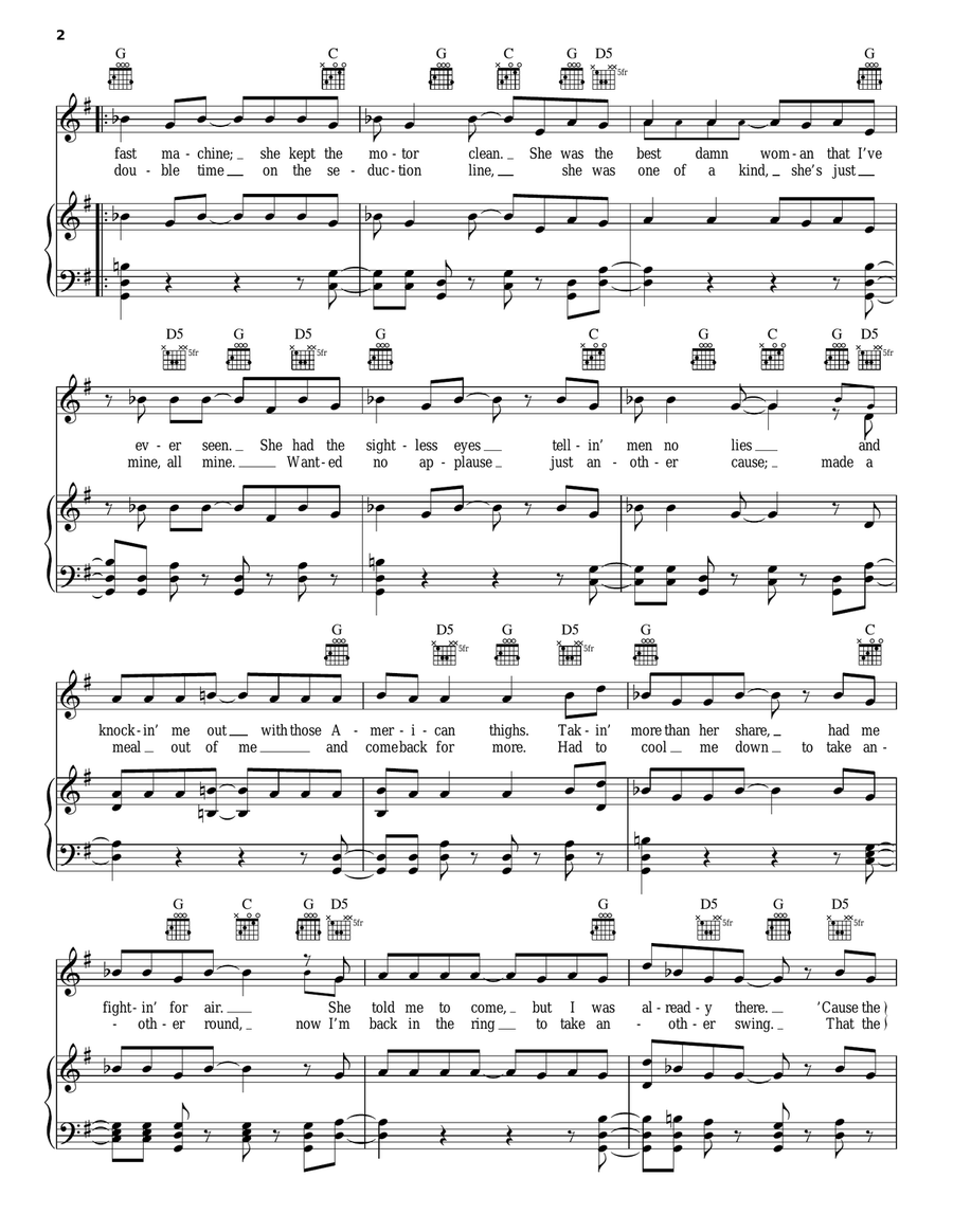 You Shook Me All Night Long Acoustic Guitar scores gallery preview page 2