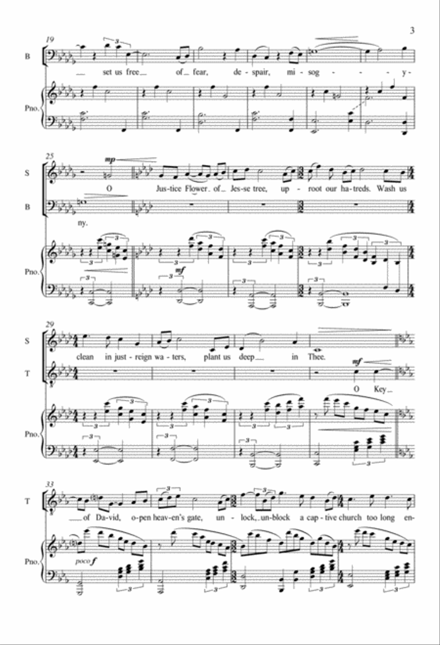 Advent Reflections Divisi scores gallery preview page 3