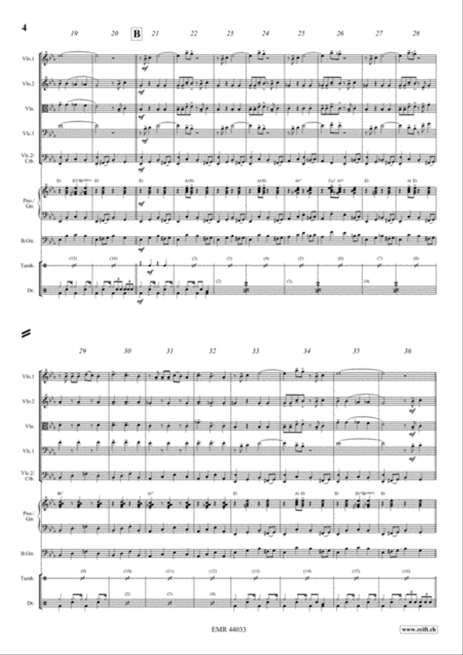 Rockin' All Night Rockin' All Night String Quintet scores gallery preview page 4