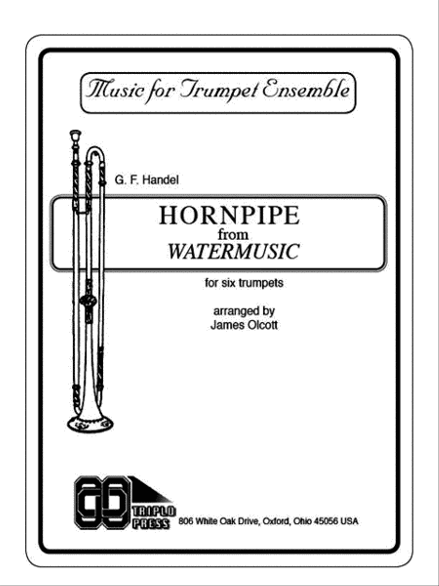 Hornepipe from Watermusic Small Ensemble scores gallery preview page 1
