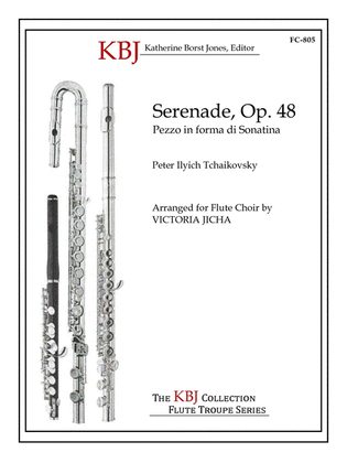 Book cover for Serenade, Op. 48 - First Movement for Flute Choir