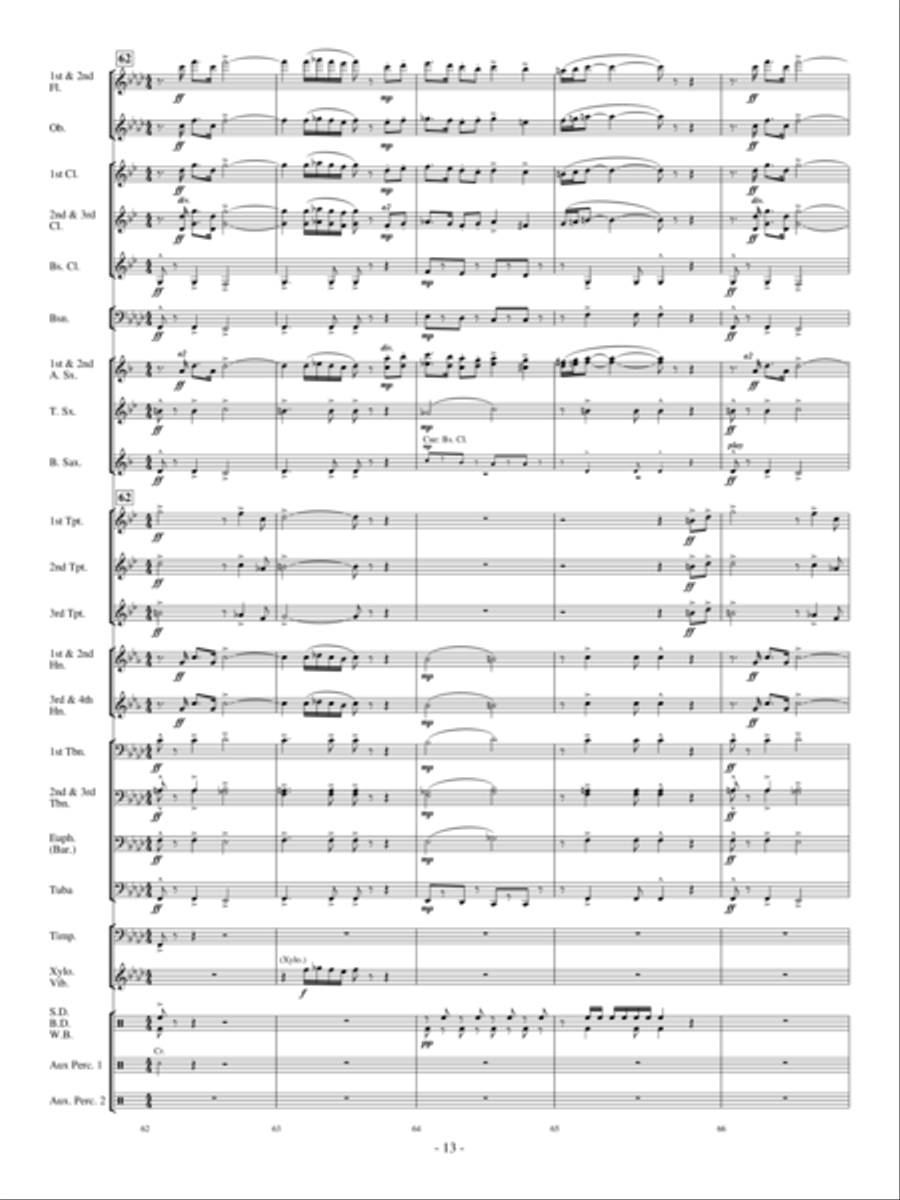 Costa del Sol Costa del Sol Concert Band scores gallery preview page 12