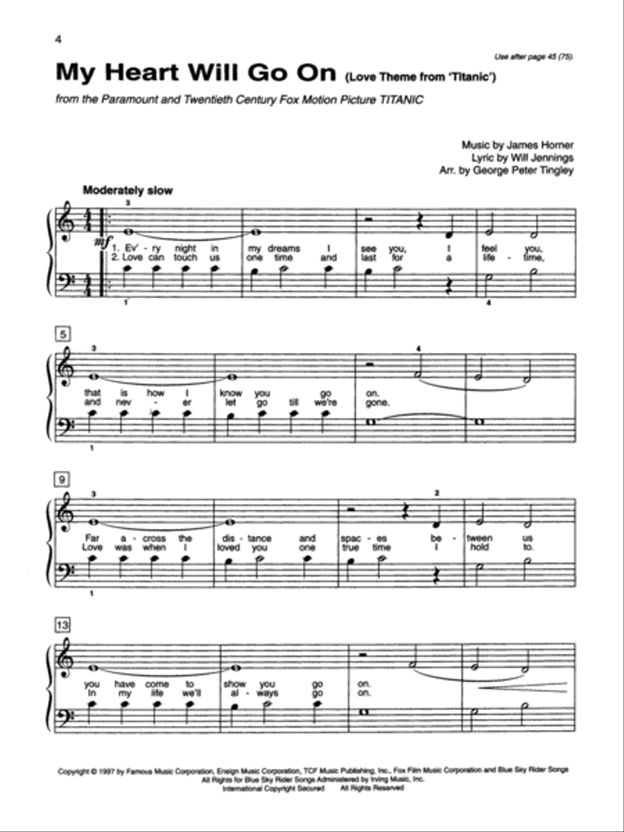 Alfred's Basic Adult Piano Course Greatest Hits, Book 1 Voice Solo scores gallery preview page 3