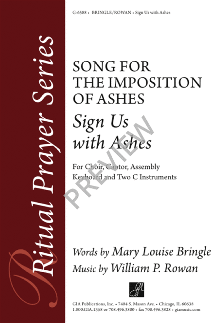 Sign Us with Ashes 4-Part scores gallery preview page 1