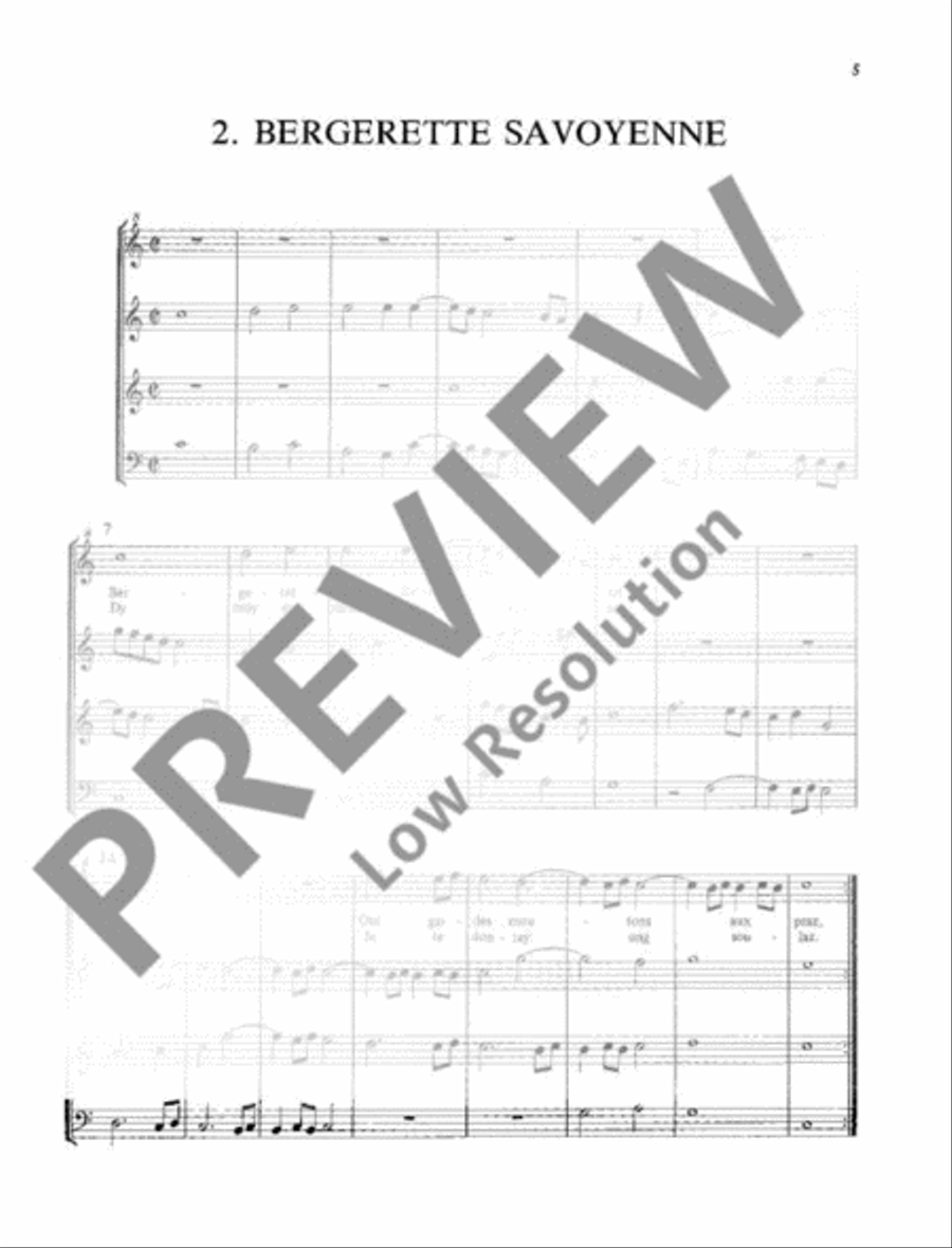 Cueurs desolés Recorder scores gallery preview page 6
