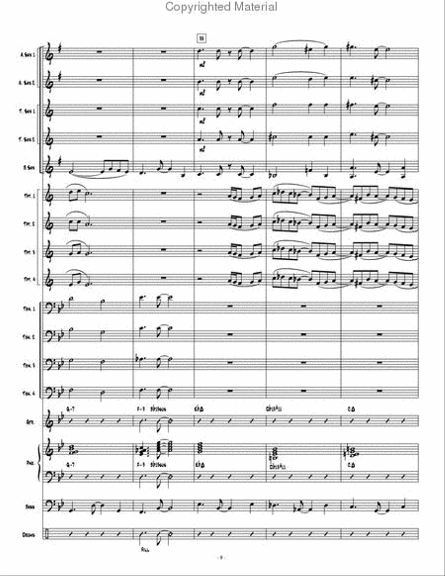 Skyline Bossa Jazz Ensemble scores gallery preview page 9