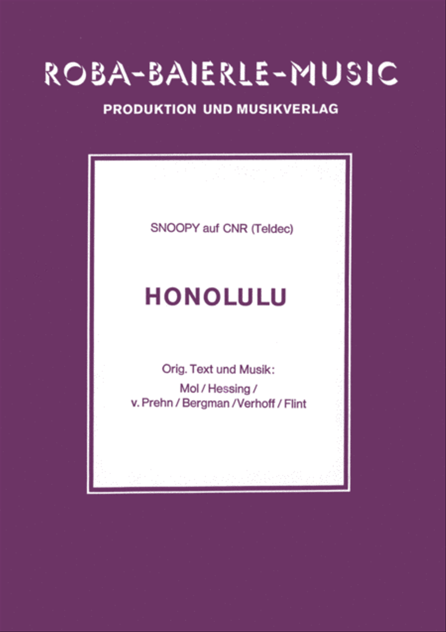 Honululu Voice scores gallery preview page 1
