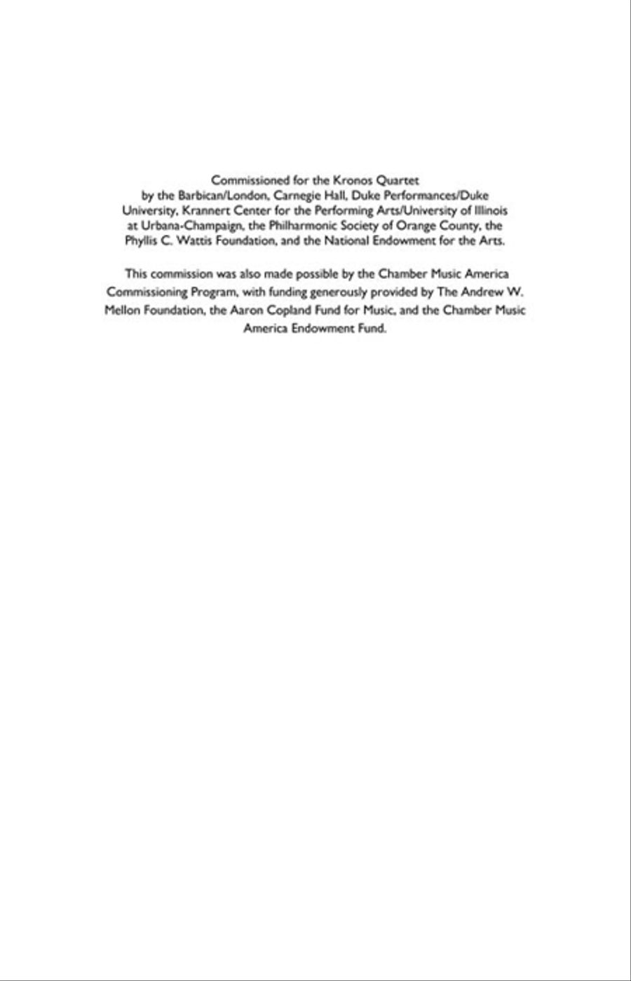 WTC 9/11 String Quartet scores gallery preview page 3