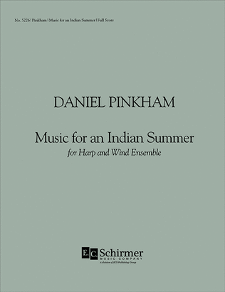 Music for an Indian Summer (Score)