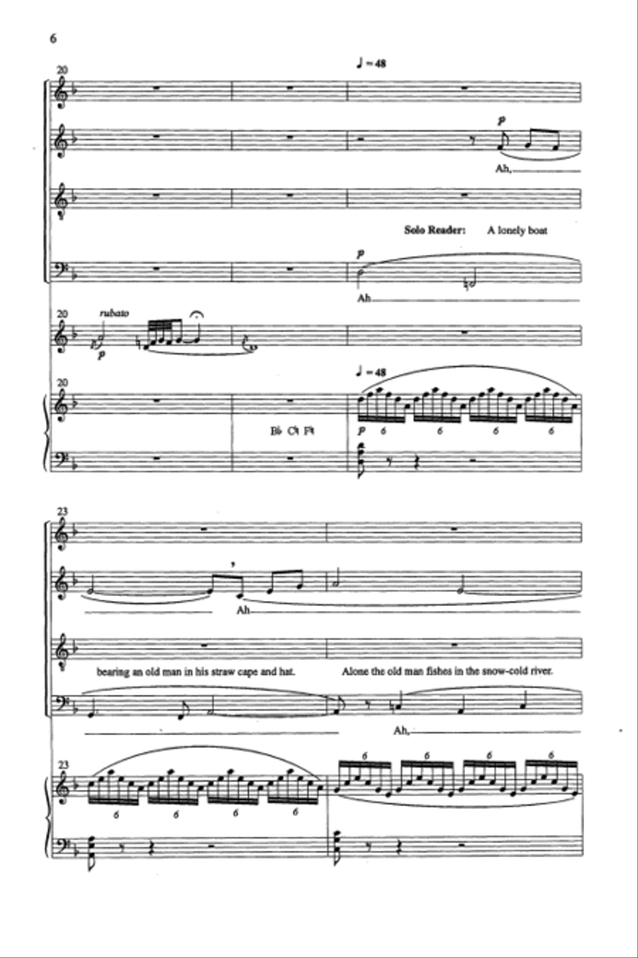 River Snow River Snow 4-Part scores gallery preview page 5