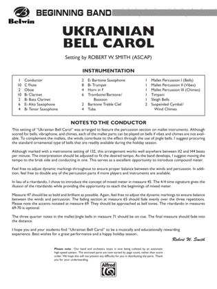 Ukrainian Bell Carol: Score