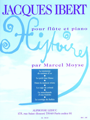 Book cover for Histoires Recueil pour Flute et Piano