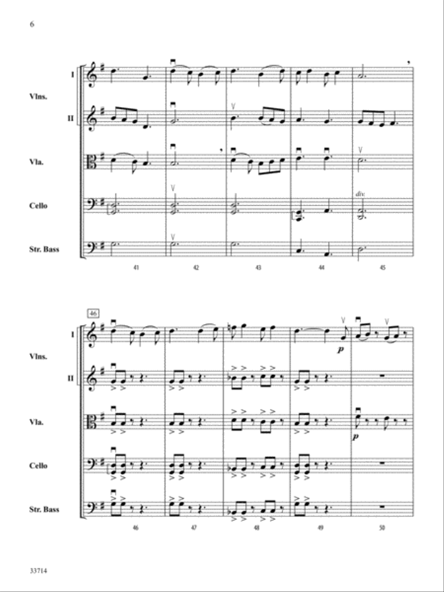 A Keltic Feast: Score A Keltic Feast: Score String Orchestra scores gallery preview page 6