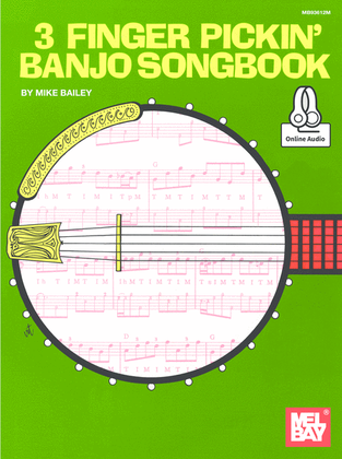 Book cover for 3 Finger Pickin' Banjo Songbook