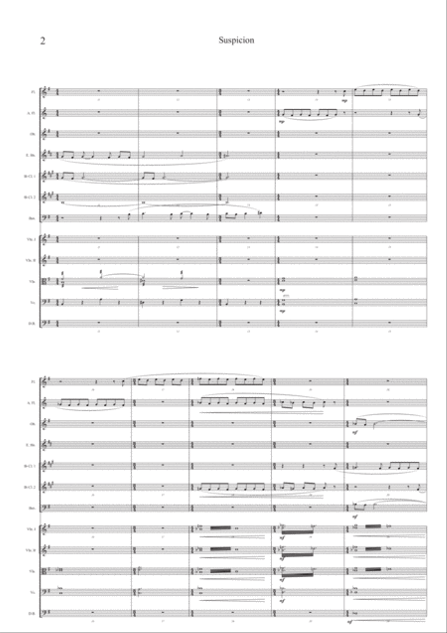 Suspicion Chamber Orchestra scores gallery preview page 2