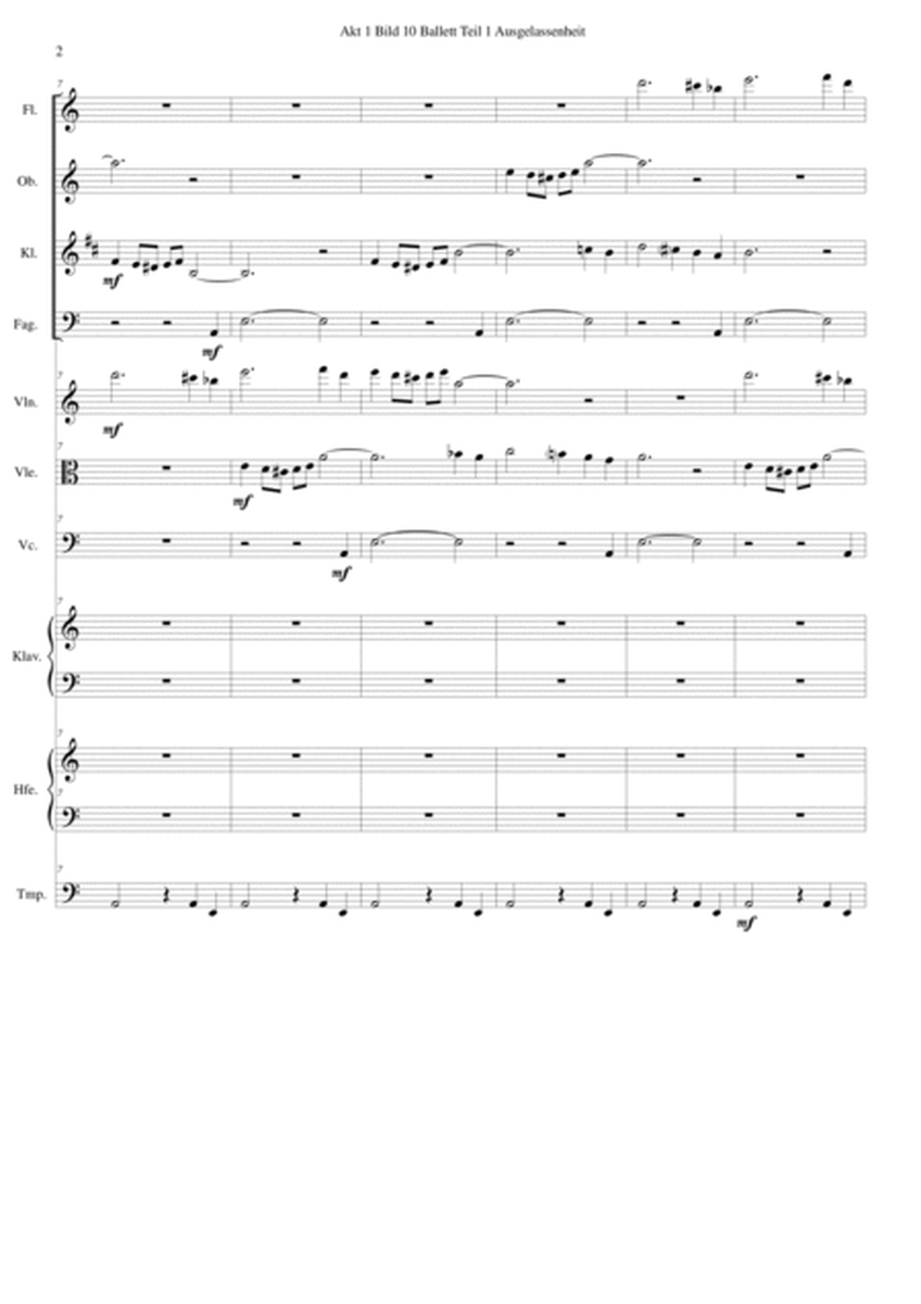 ATON part 14-Ballett-Ausgelassenheit woodwind, strings, piano, harp, timpani image number null