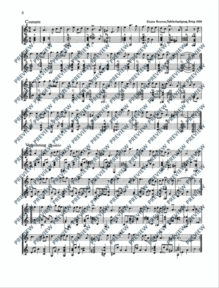 Alte Tanzstücke Alte Tanzstücke Recorder scores gallery preview page 9