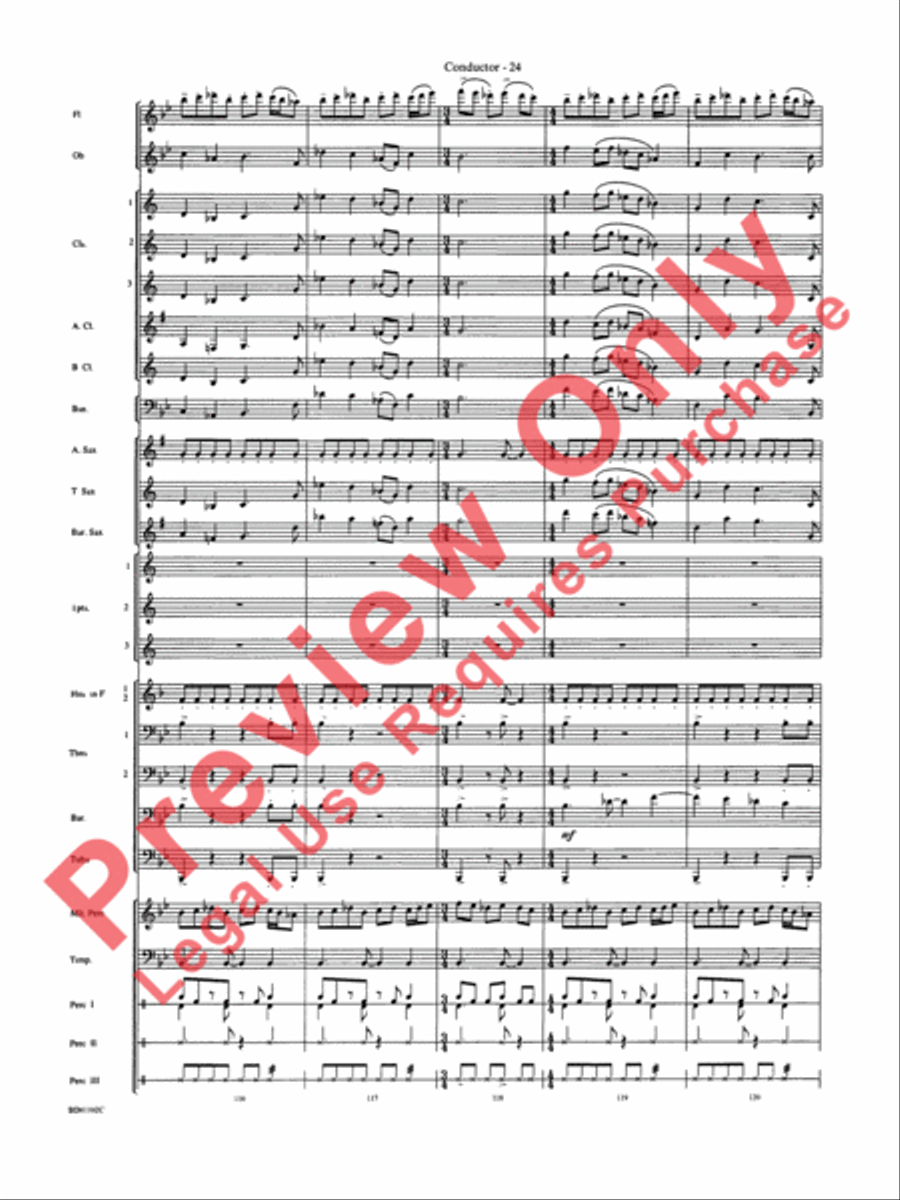 Into the Storm Into the Storm Concert Band scores gallery preview page 27
