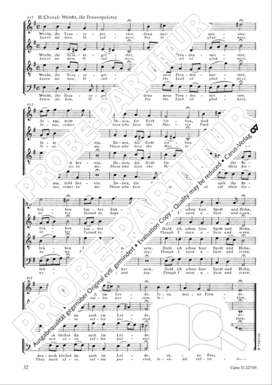 Jesu, my salvation (Jesu, thou my pleasure) SSATB scores gallery preview page 33