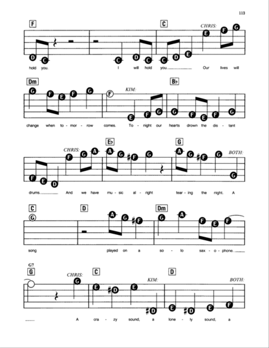 The Last Night Of The World (from Miss Saigon) Electronic Keyboard scores gallery preview page 2
