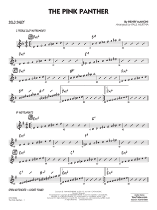 The Pink Panther (arr. Paul Murtha) - Solo Sheet