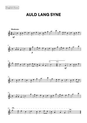 Auld Lang Syne (for English Horn)