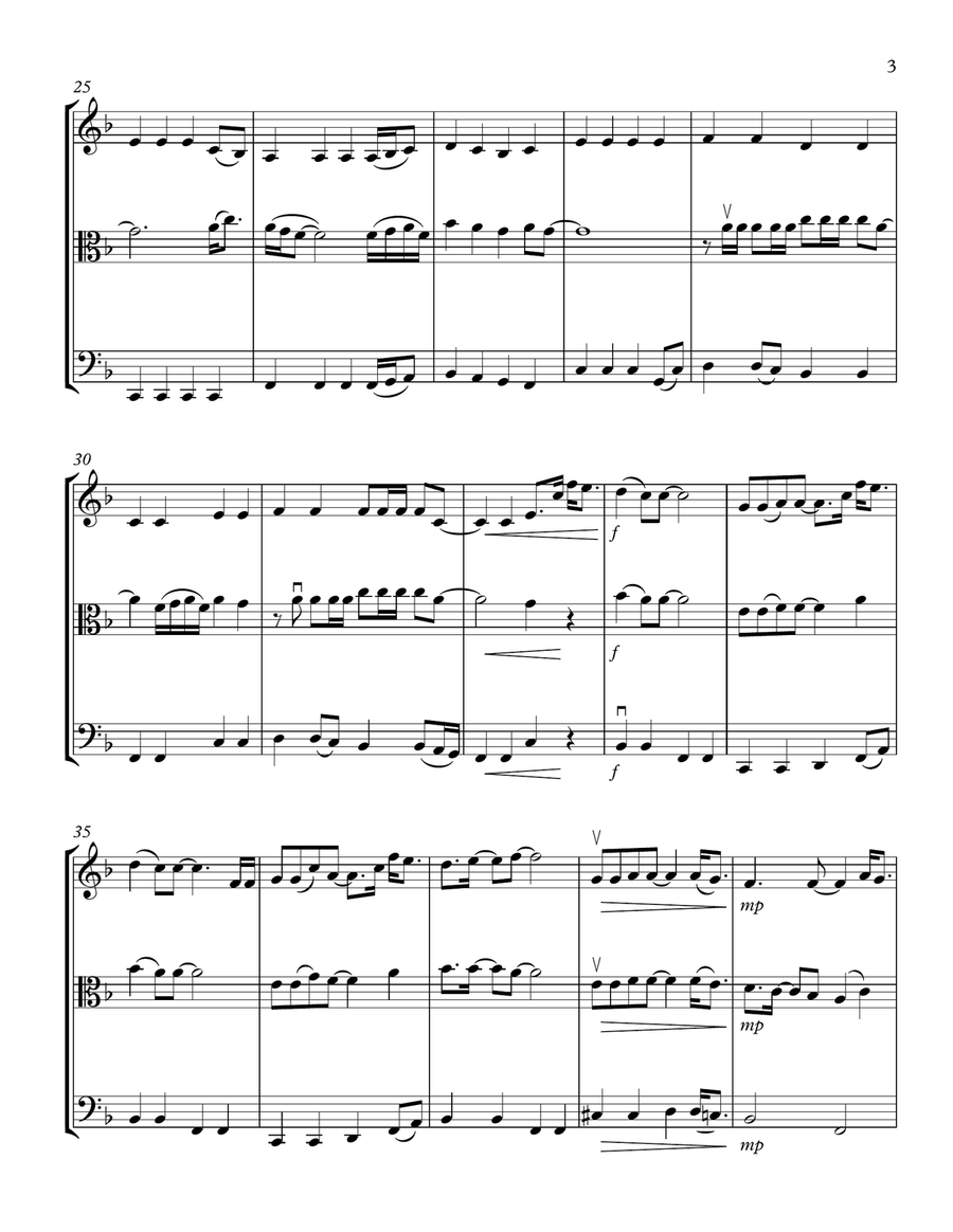 If I Could Fly String Trio scores gallery preview page 3