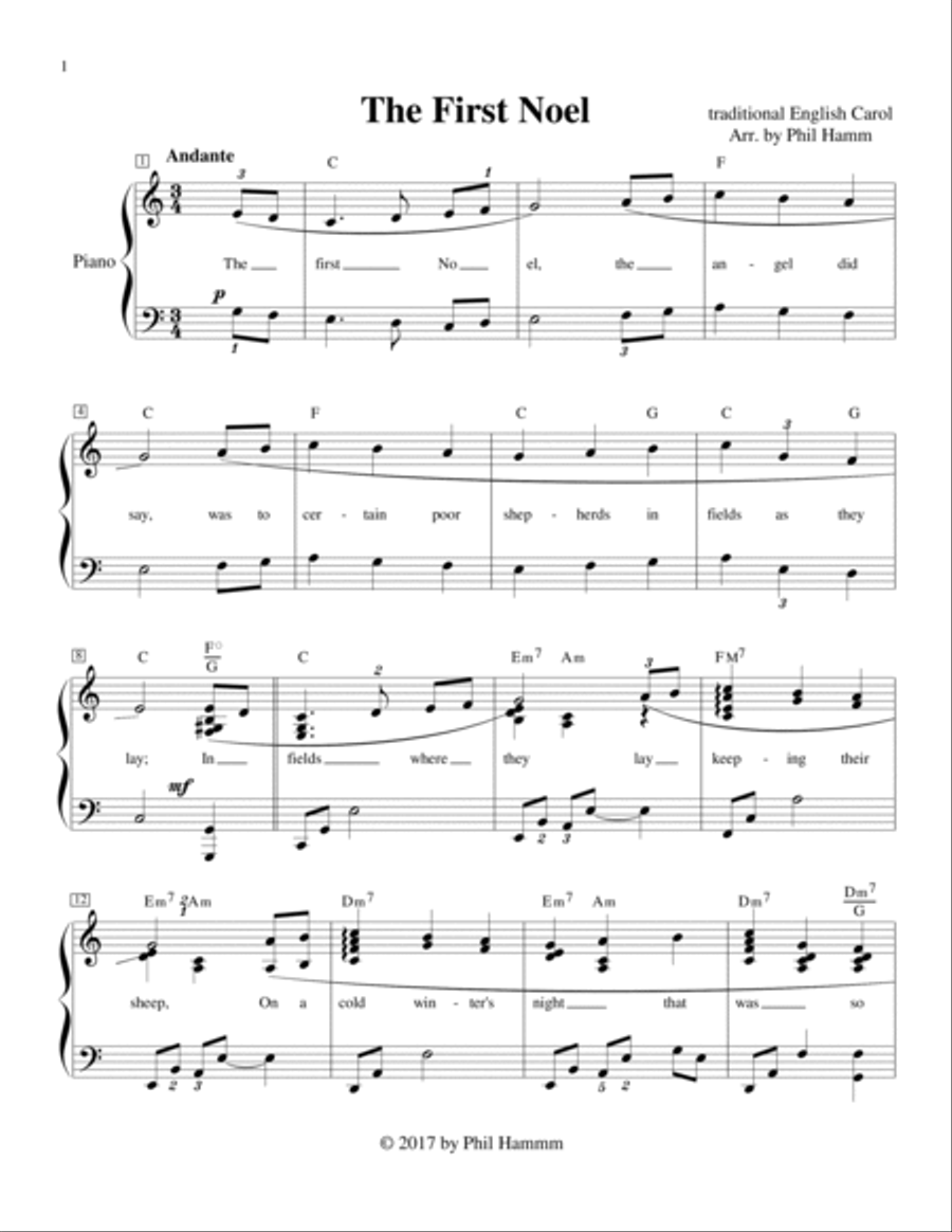 The First Noel Small Ensemble scores gallery preview page 2