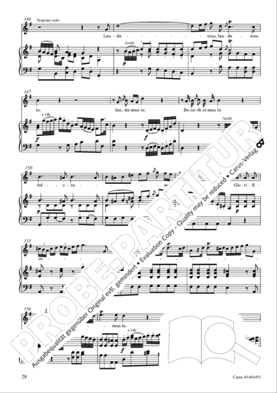 Grosse Mariazeller Messe in C 4-Part scores gallery preview page 37