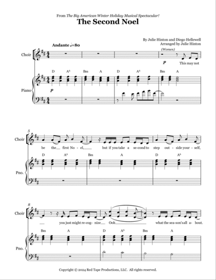 The Second Noel 4-Part scores gallery preview page 2