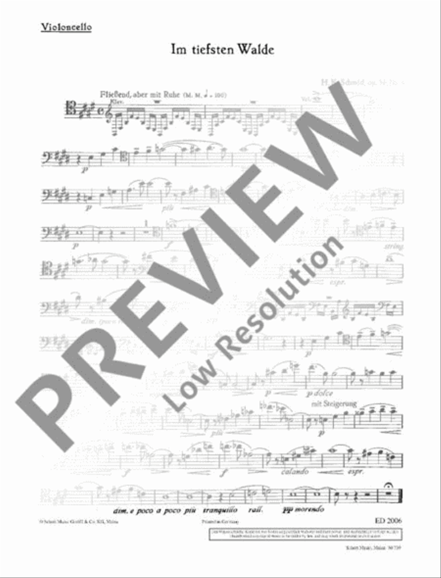 Im tiefsten Walde Im tiefsten Walde Piano Accompaniment scores gallery preview page 11
