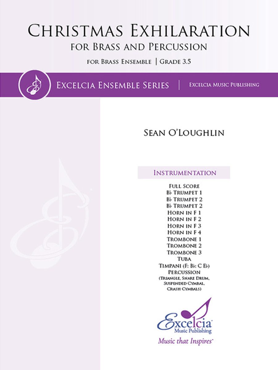 Christmas Exhilaration Small Ensemble scores gallery preview page 1
