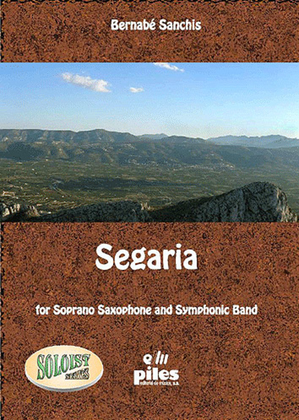 Book cover for Segaria For Soprano Sax and Symphonic Band
